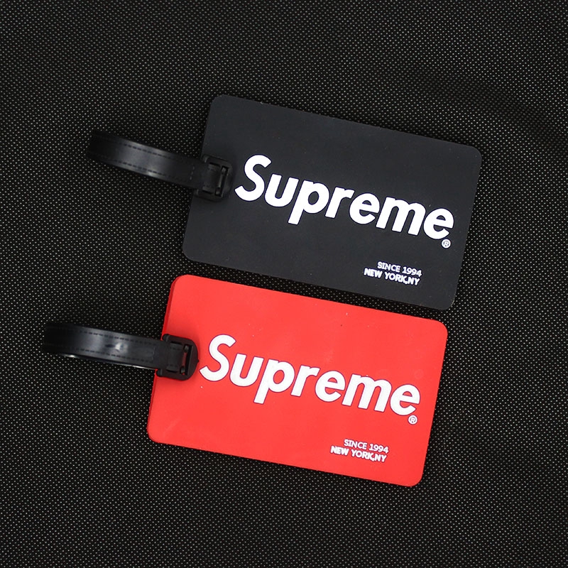 supreme red tag