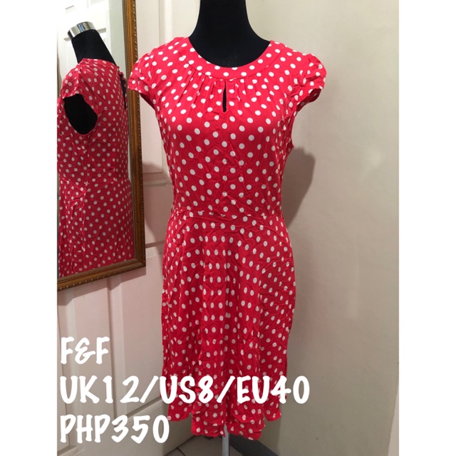 f&f spotty dress