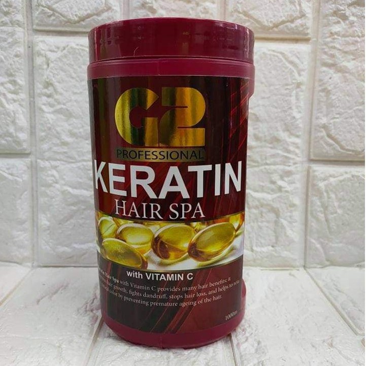 G2 Professional Keratin HAIR SPA with VITAMIN C 1000mL - Authetic