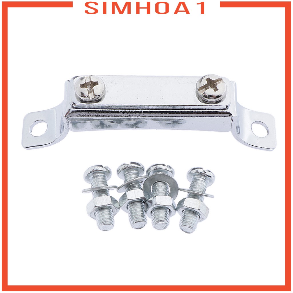 simhoa Metal Drum Kit Throw Off Strainer with Mounting Screws for Drum-player 
