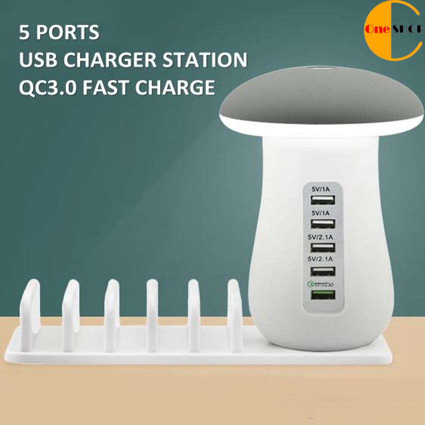 desk lamp usb charging station