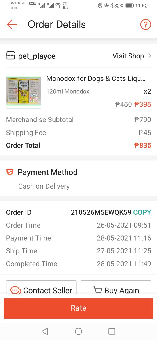 Monodox cost