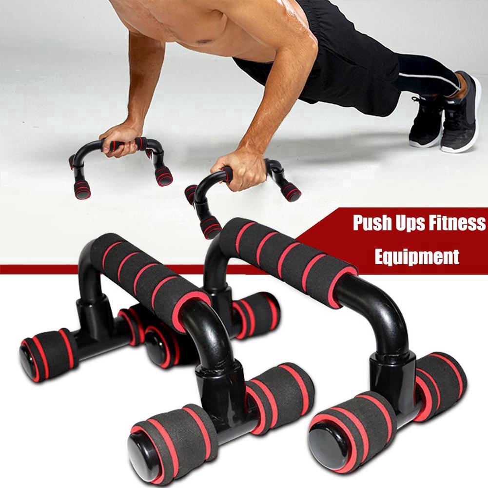1 Pair Push Up Bars Stand Foam Handles for Chest Press Pull Fitness Gym Exercise 