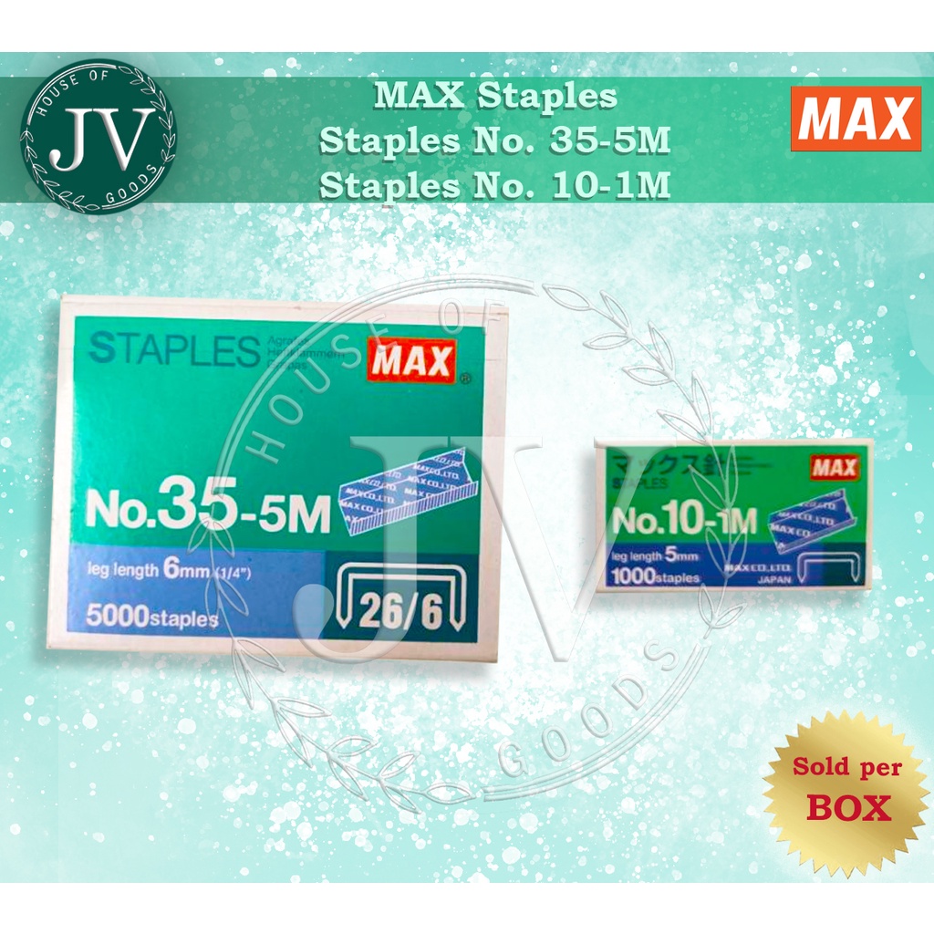Max Staple Wire No. 35 & No. 10 Shopee Philippines