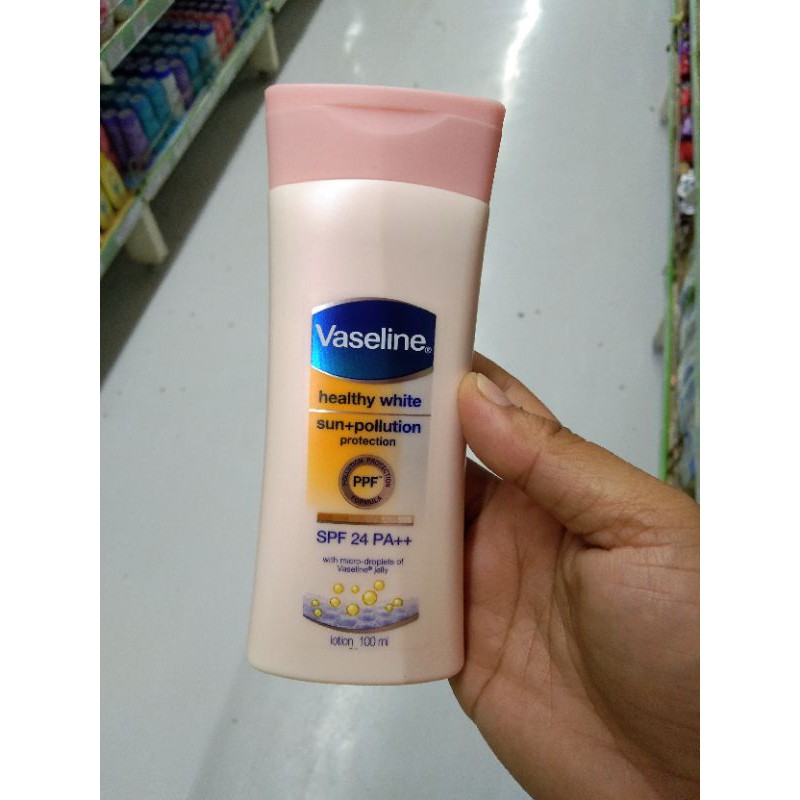 Vaseline healthy white Sun + pollution 100ml | Shopee Philippines