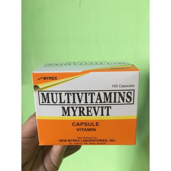 Multivitamins MYREVIT CAPSULE Shopee Philippines