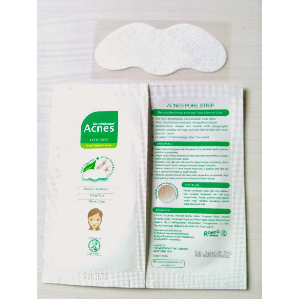 Acnes Pore Strip Contents 3 | Shopee 
