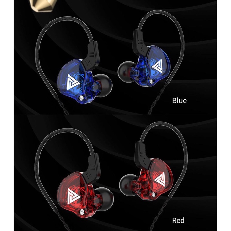 Sports In-Ear Earphones AK6 Transparent with Dynamic Bass and Comfort Fit