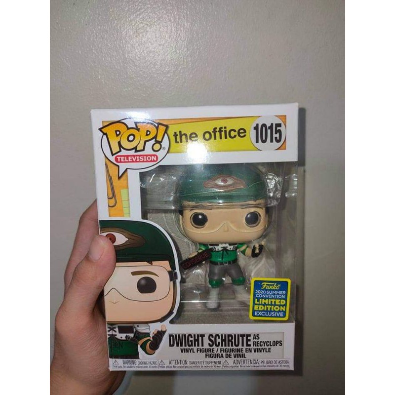 dwight schrute as recyclops funko pop