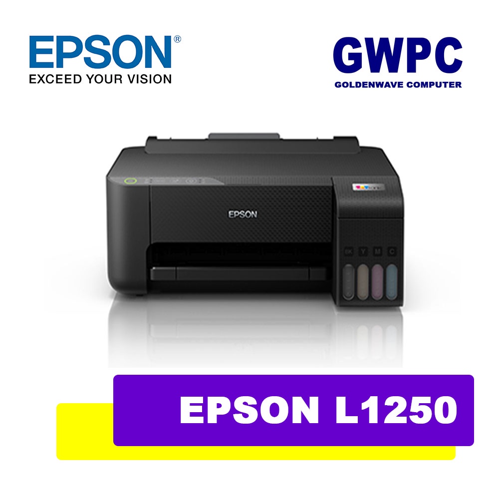 Epson Ecotank L1250 A4 Wi Fi Ink Tank Printer Single Printer Shopee Philippines 7370