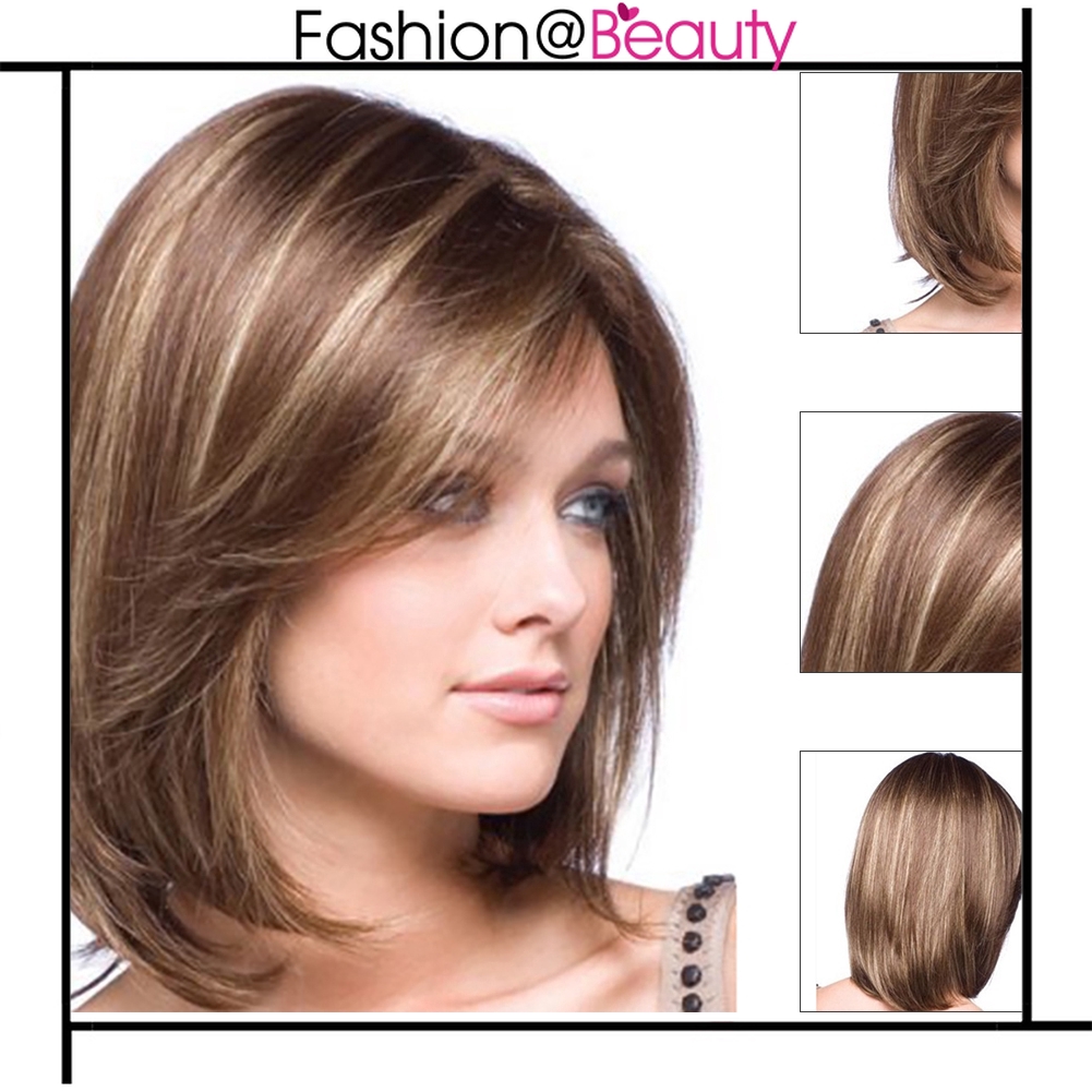 Yidea Women Wig Heat Resistant Synthetic Hair Wig Elegant Natural