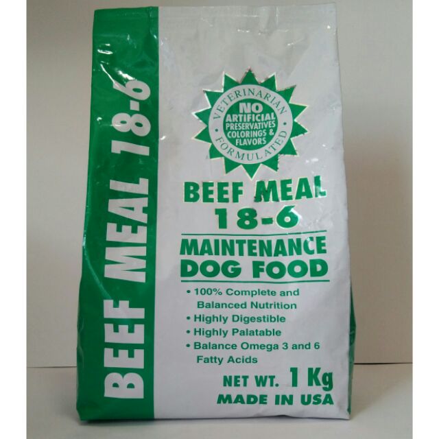 what is beef meal in dog food