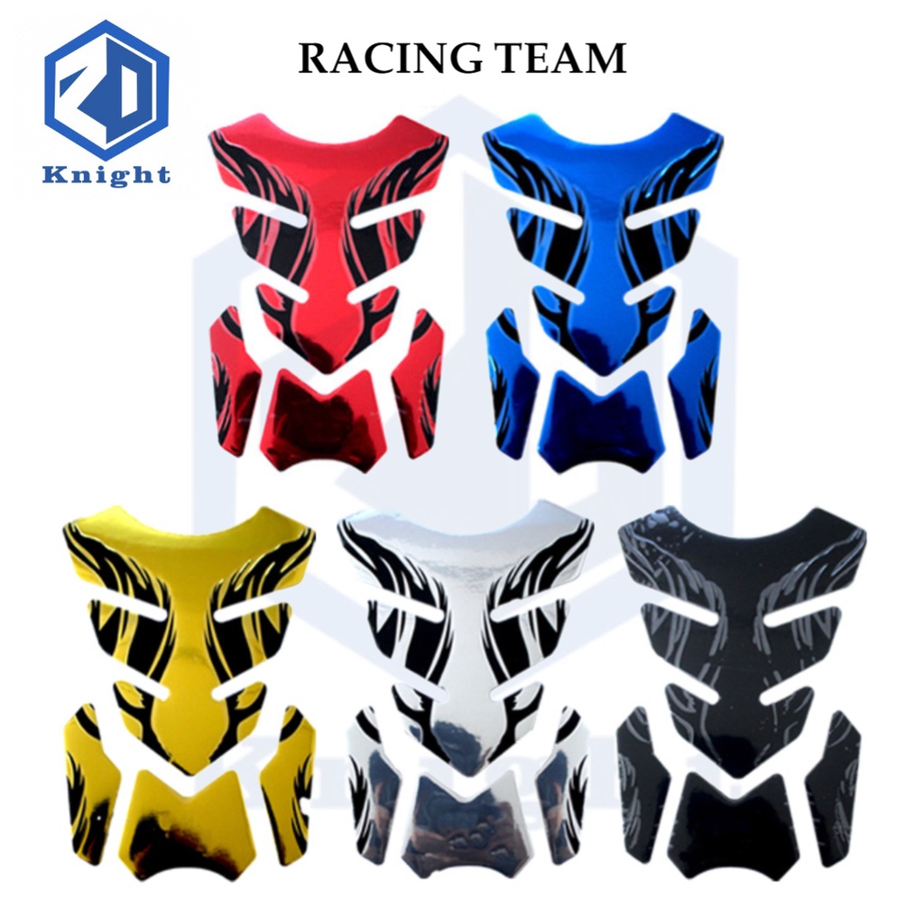 KNIGHT GAS TANK STICKER COVER MOTORCYCLE PAD PROTECTOR STICKER RACING