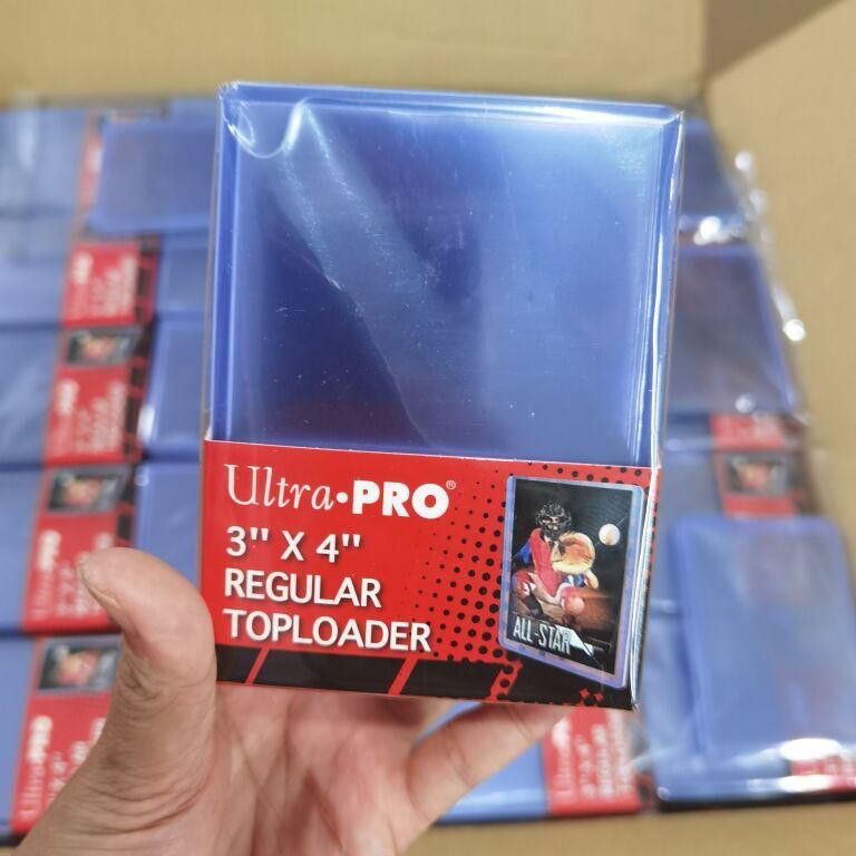 3" x 4" clear regular 25 pieces Ultra pro-Toploader 