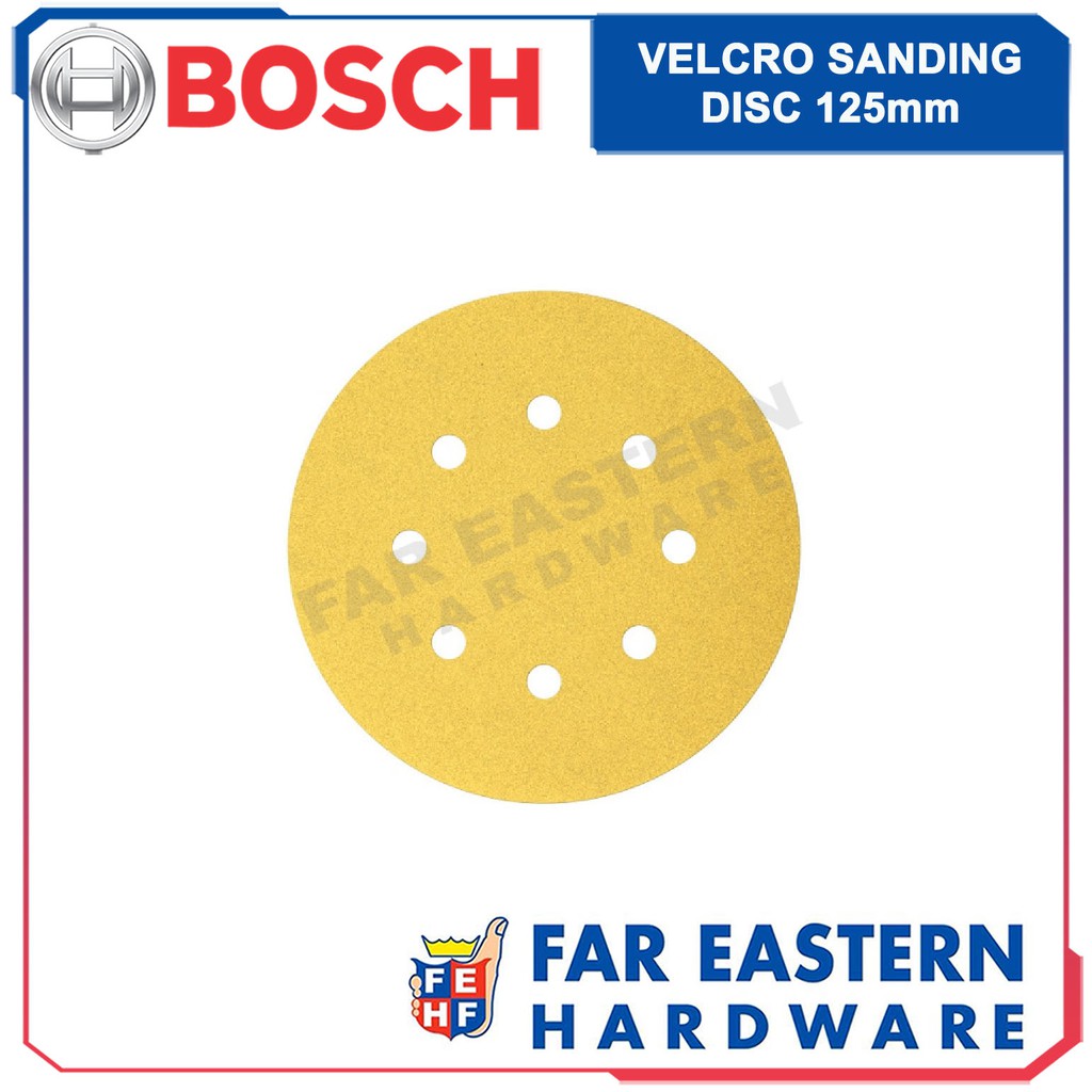 BOSCH Velcro Sanding Disc 125mm C411 (per piece) RBAC Shopee Philippines