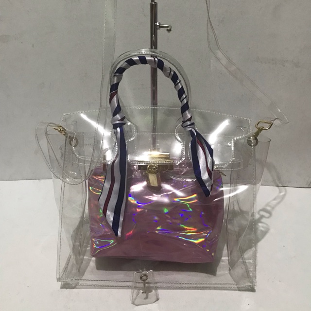 shopee transparent bag