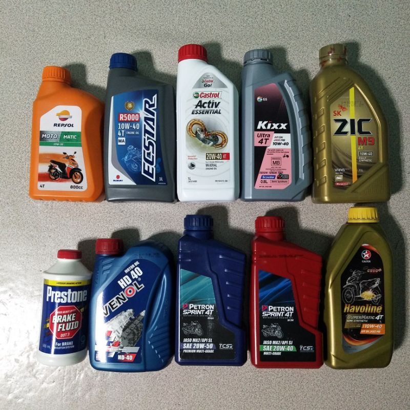 Change Oil ( Repsol, ECSTAR, Castrol, Kixx, ZIC, Havoline, Petron (Red