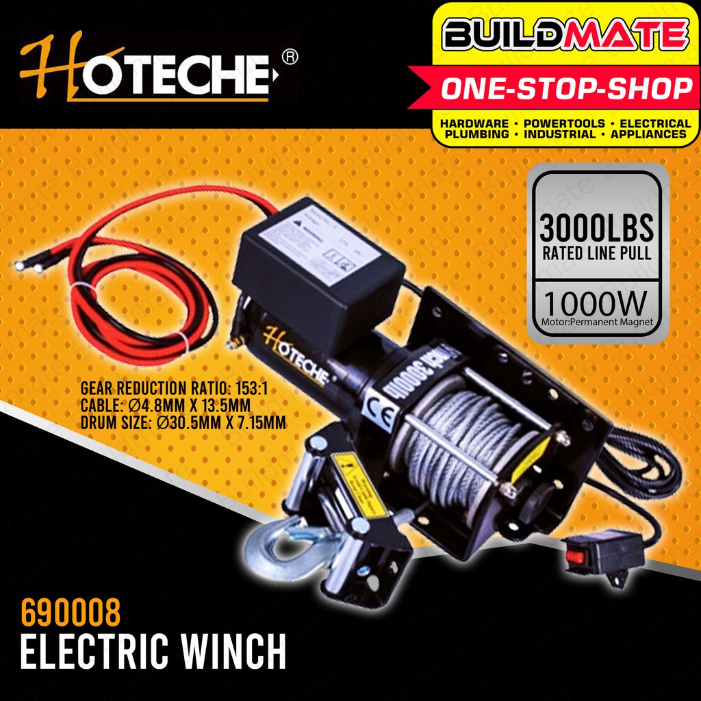 HOTECHE Electric Winch Winches 690008 100% ORIGINAL / AUTHENTIC •BUILDMATE•