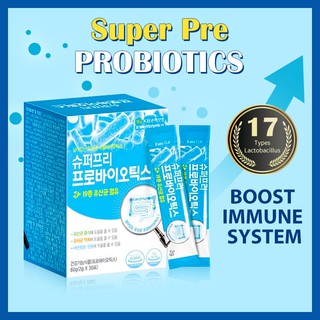 [HARUWELLBEING] SuperPre Probiotics 2gX30sticks for 1month Lacto Fit Korean Probiotics 1000000000 CFU lactobacillus intestine lactofit (Super Pre probiotics)