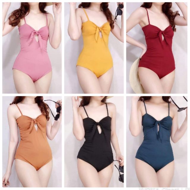 one piece swimsuit shopee