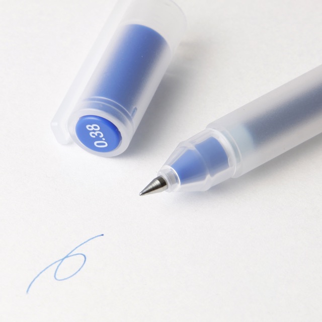 Authentic Muji Gel Ink Ballpoint Pen 0.38mm BLUE Shopee Philippines