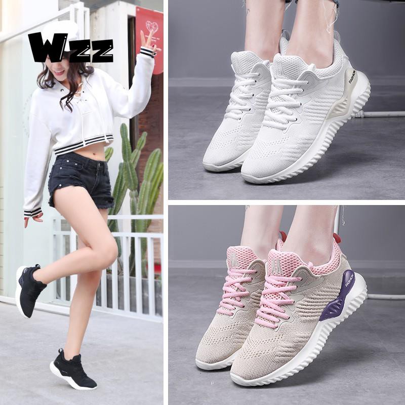 dress and running shoes