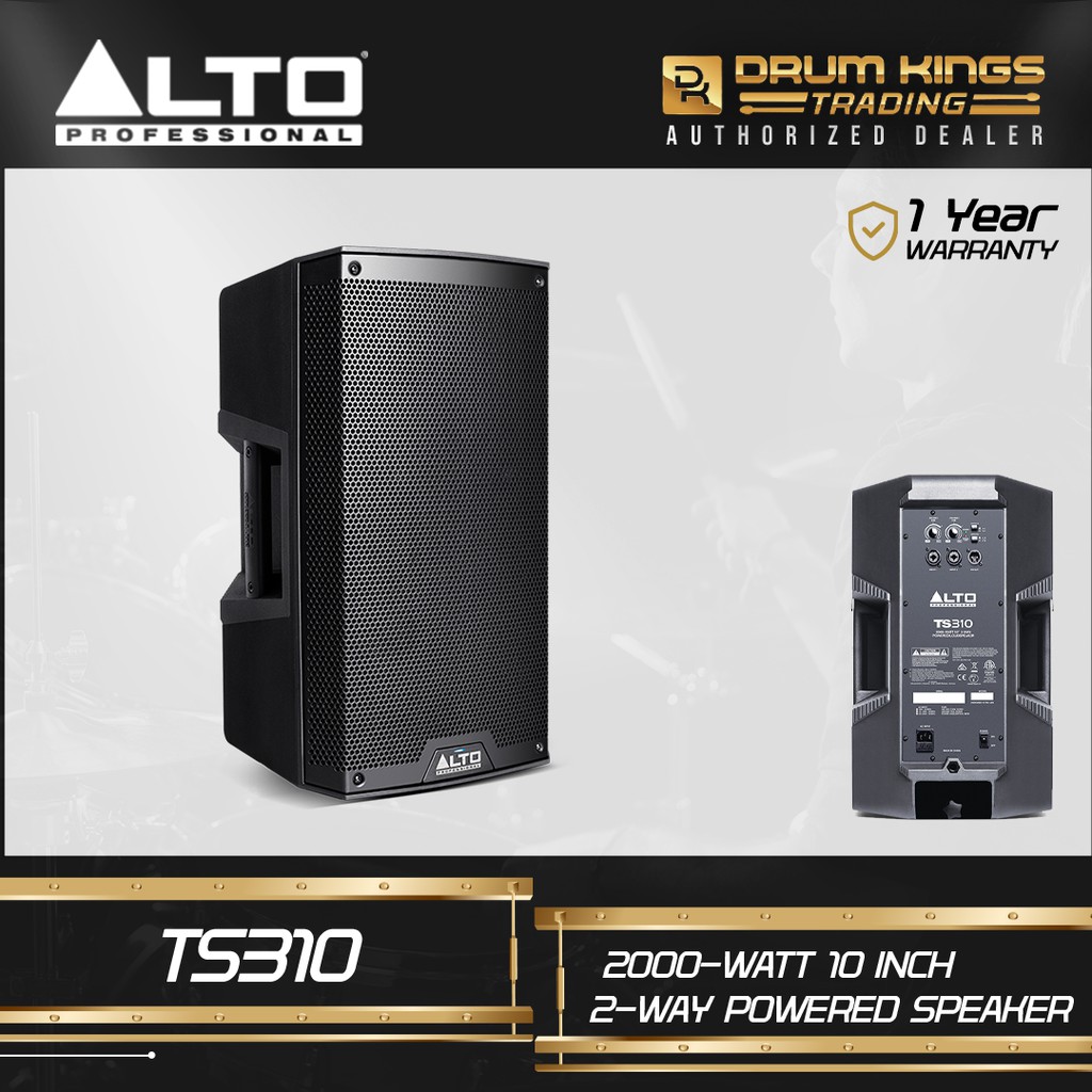 Alto Professional TS310 2-Way Powered Speaker 10-Inch 2000-Watts | Shopee  Philippines