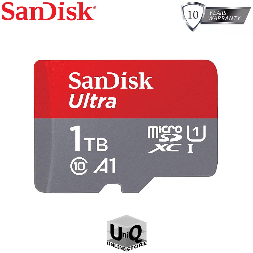 Sandisk Ultra Micro Sdxc A Series Uhs I Class Up To Mb S Tb Sdsqua Without Adapter