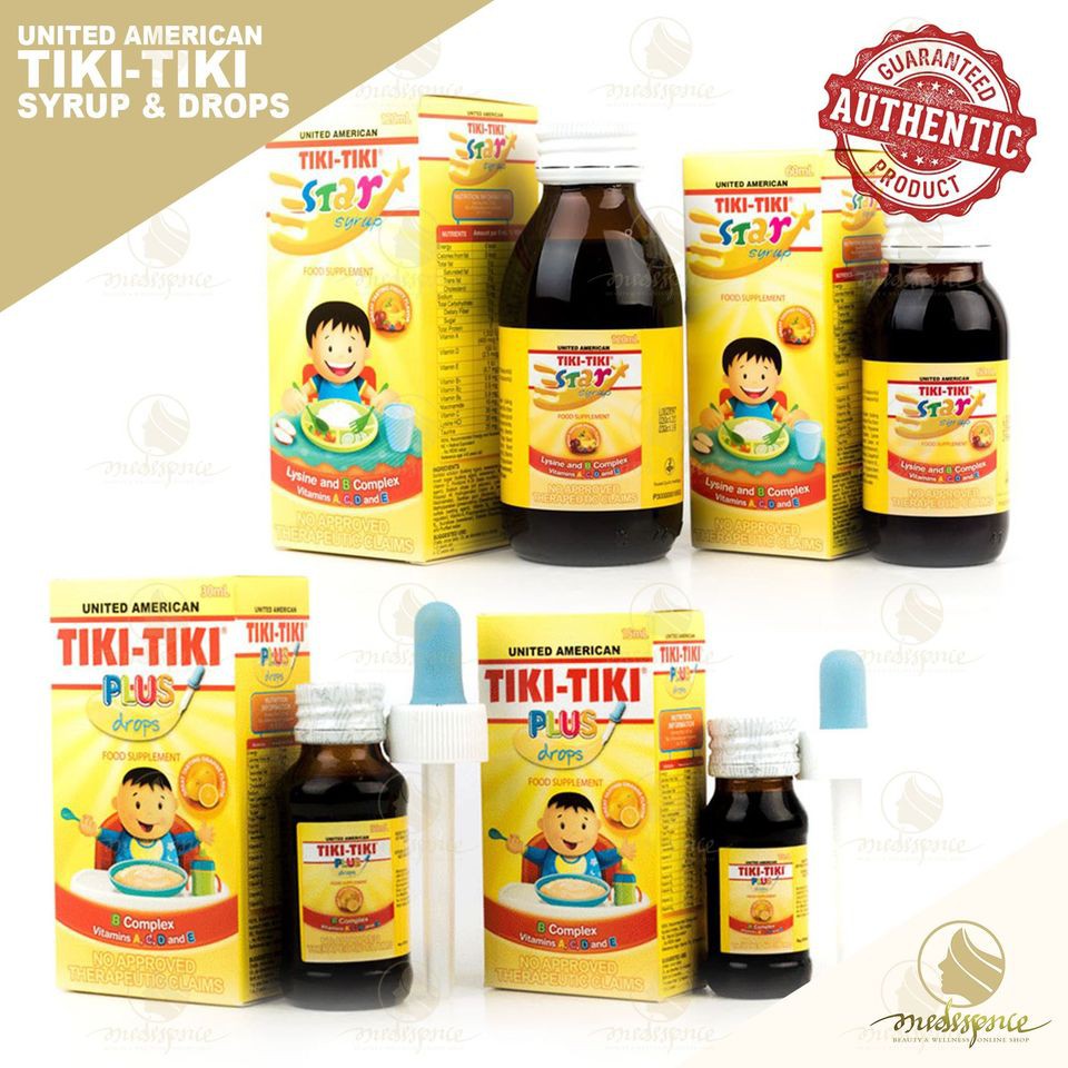 TikiTiki Plus Drops & Star Syrup 15ML/30ML/ 60ML/120ML Shopee