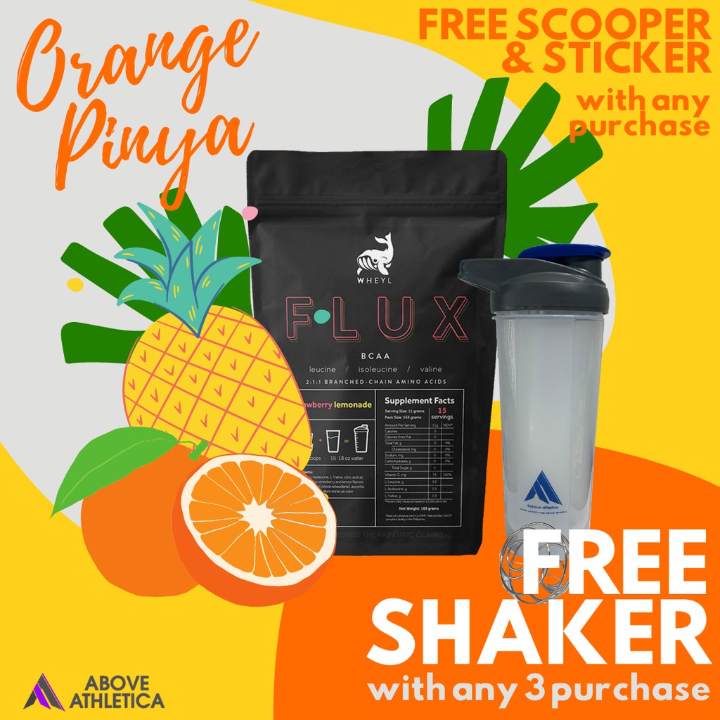 Flux BCAA 211 by Wheyl Nutrition Zero Calories with Free Sticker