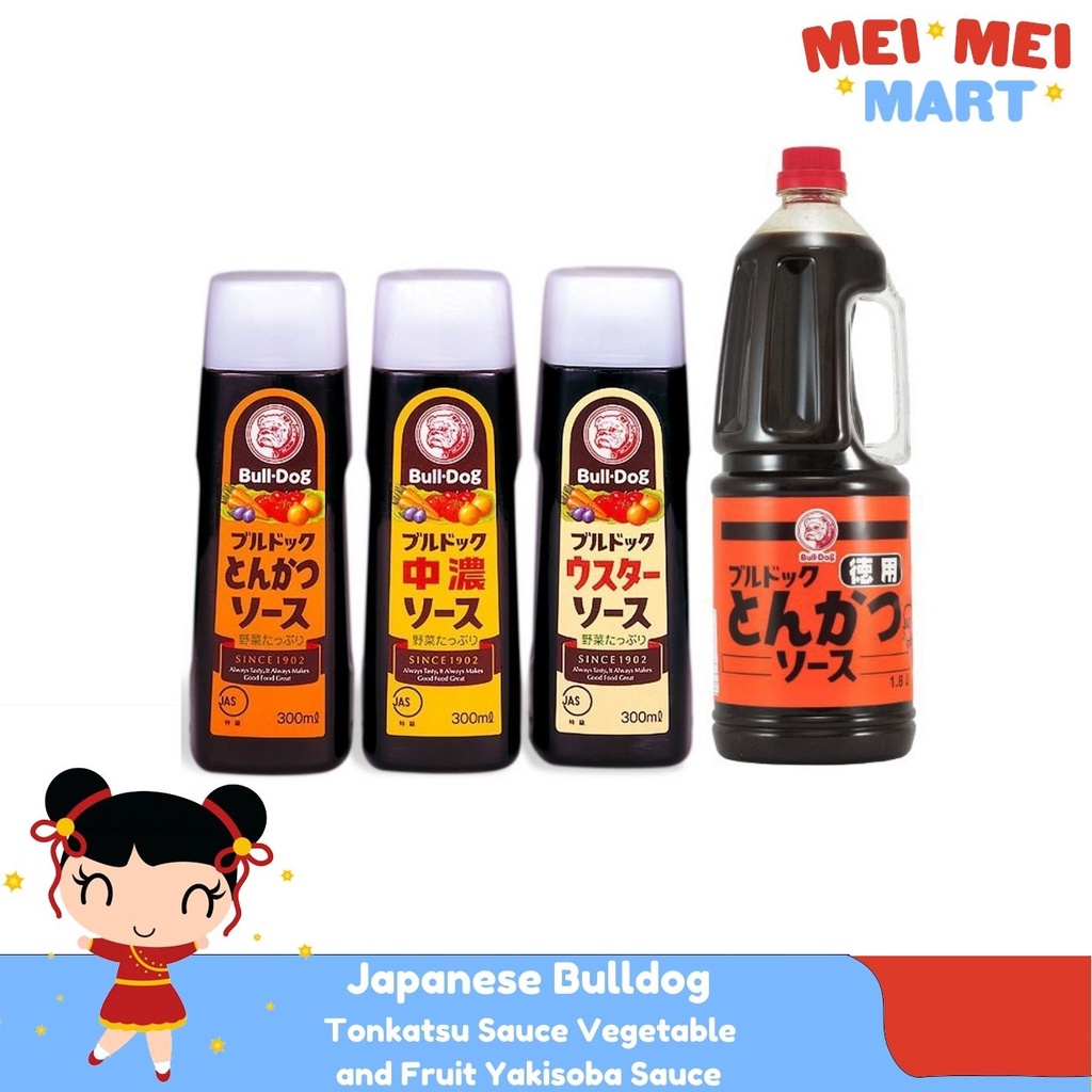 Japanese Bulldog Tonkatsu Katsudon Sauce Vegetable and Fruit Yakisoba