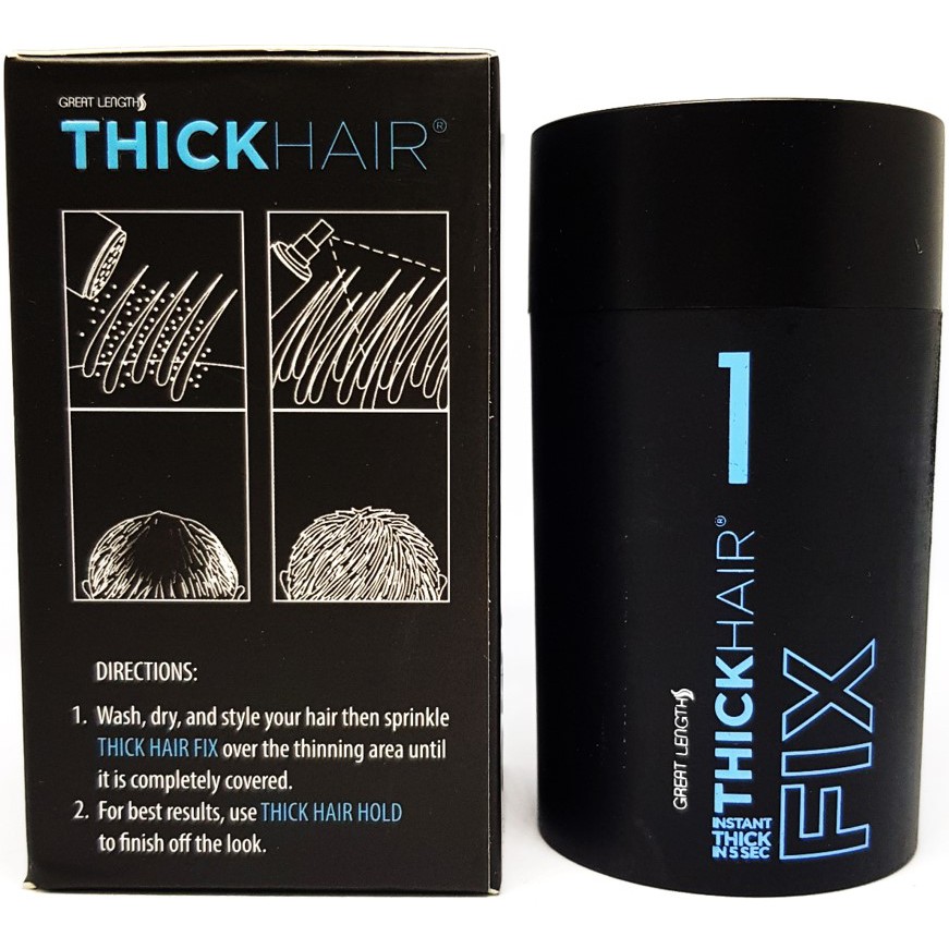 The Original Instant Thick Hair Fix Black 25g Bottle Shopee