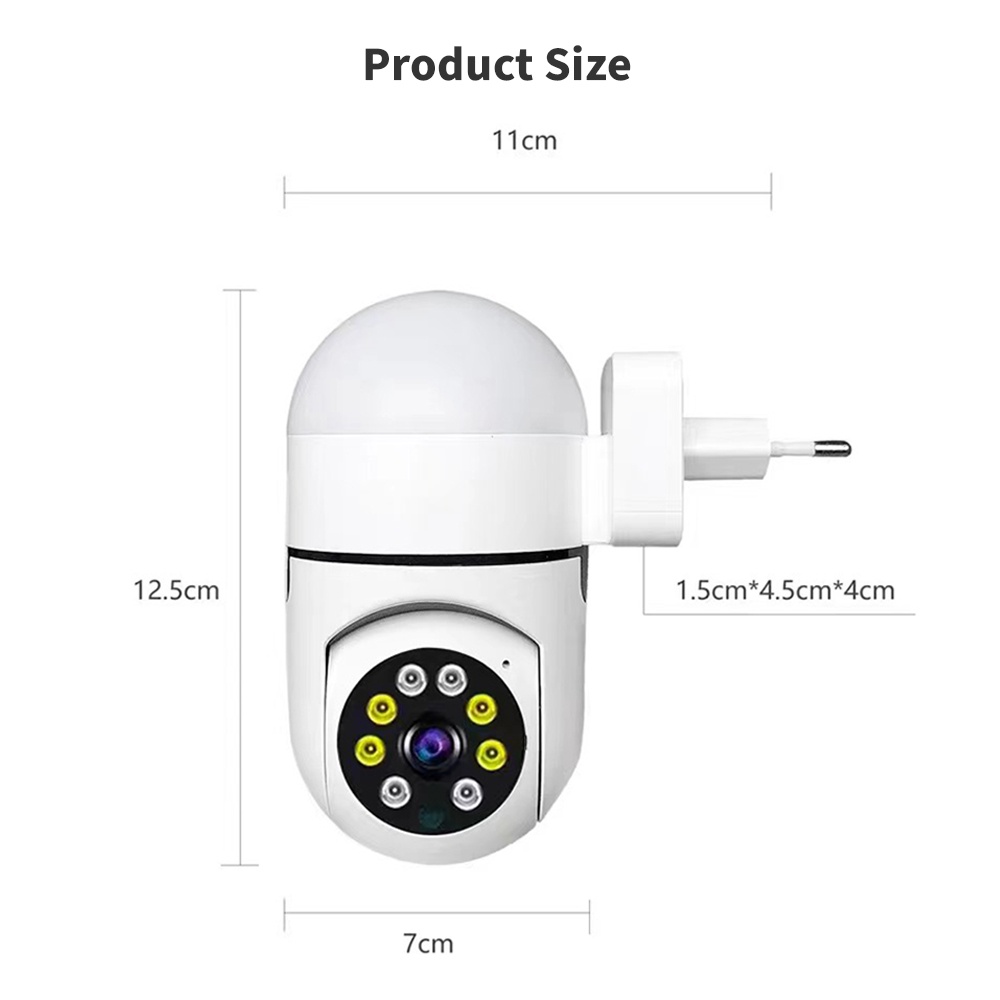 V380 pro Z1 1080P Security CCTV Indoor Outdoor Color Night Vision Motion Detection Socket Camera COD #9