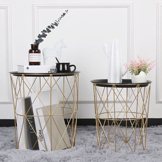 insNordic Besi  Tempa  Meja  Kopi Kecil Ruang Tamu Sofa Mudah 