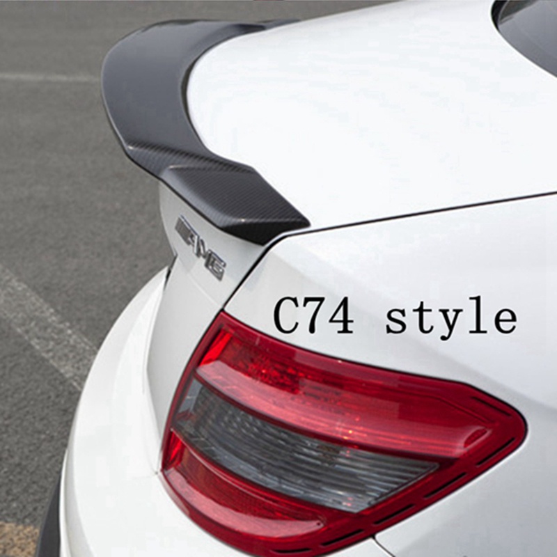 Carbon Fiber Rear Trunk Spoiler Wing For Benz W204 Spoiler C Class C200
