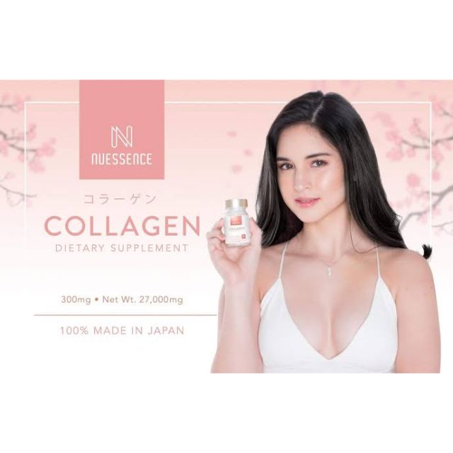 Nuessence Collagen + Glutathione Supplement 90 tablets (Made in Japan