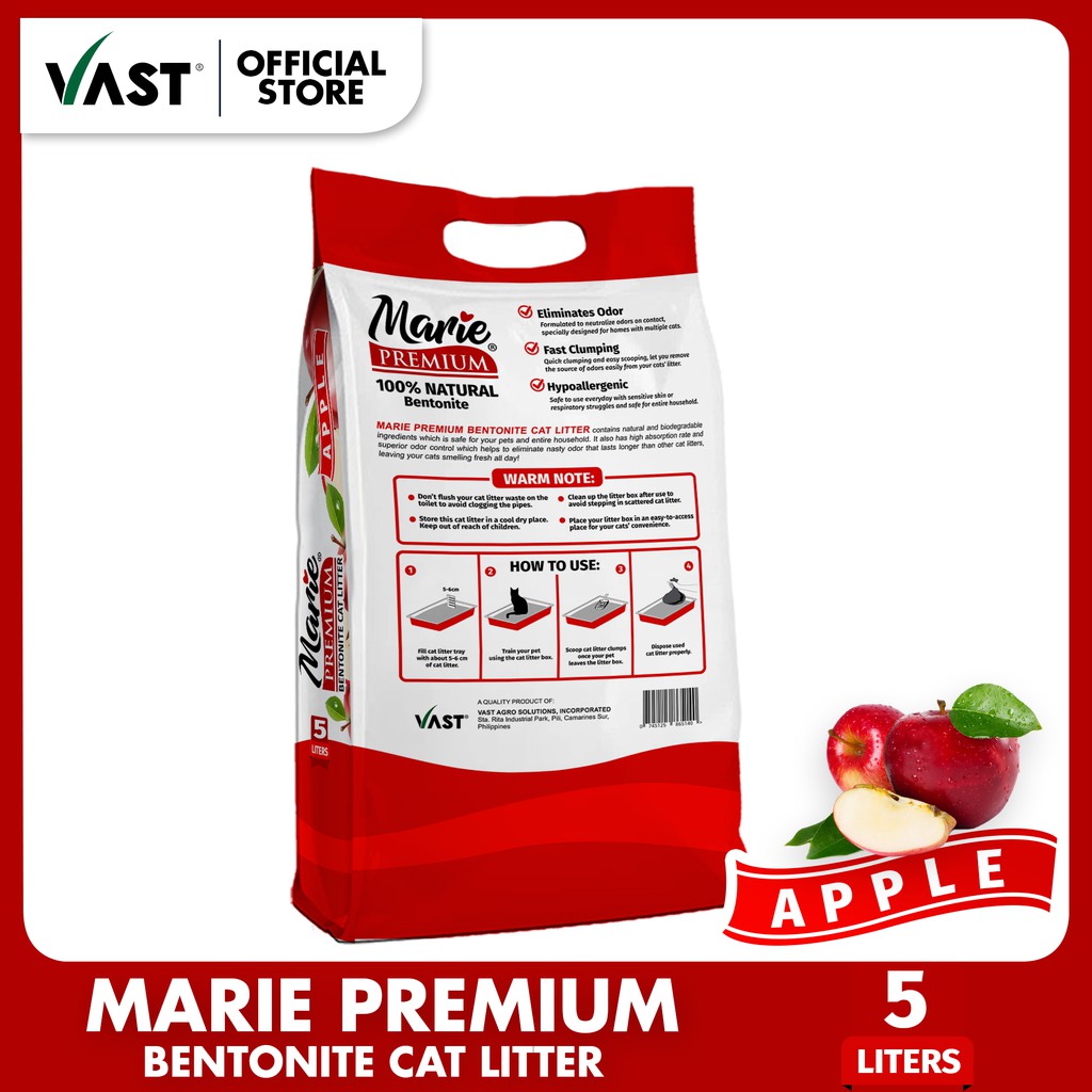 MARIE Premium Cat Litter - Apple 5L #2