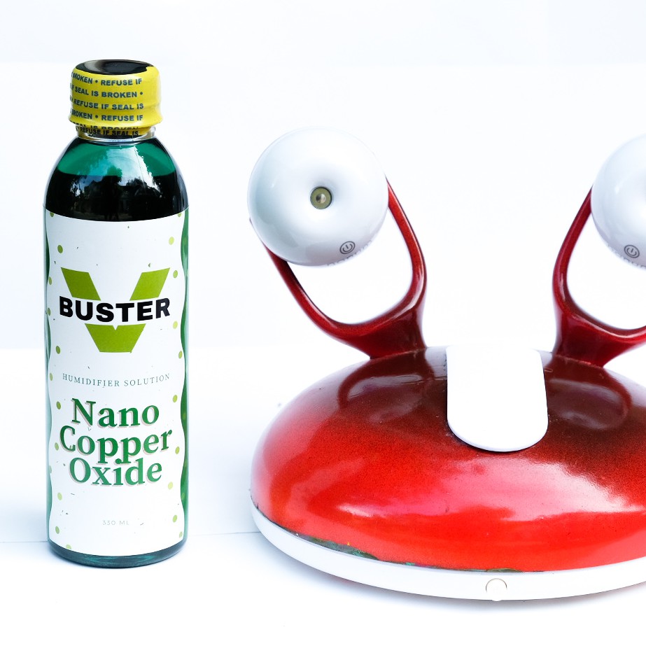 VBuster NANO COPPER IONS Air Purifier Humidifier Liquid 330ml 10PPM