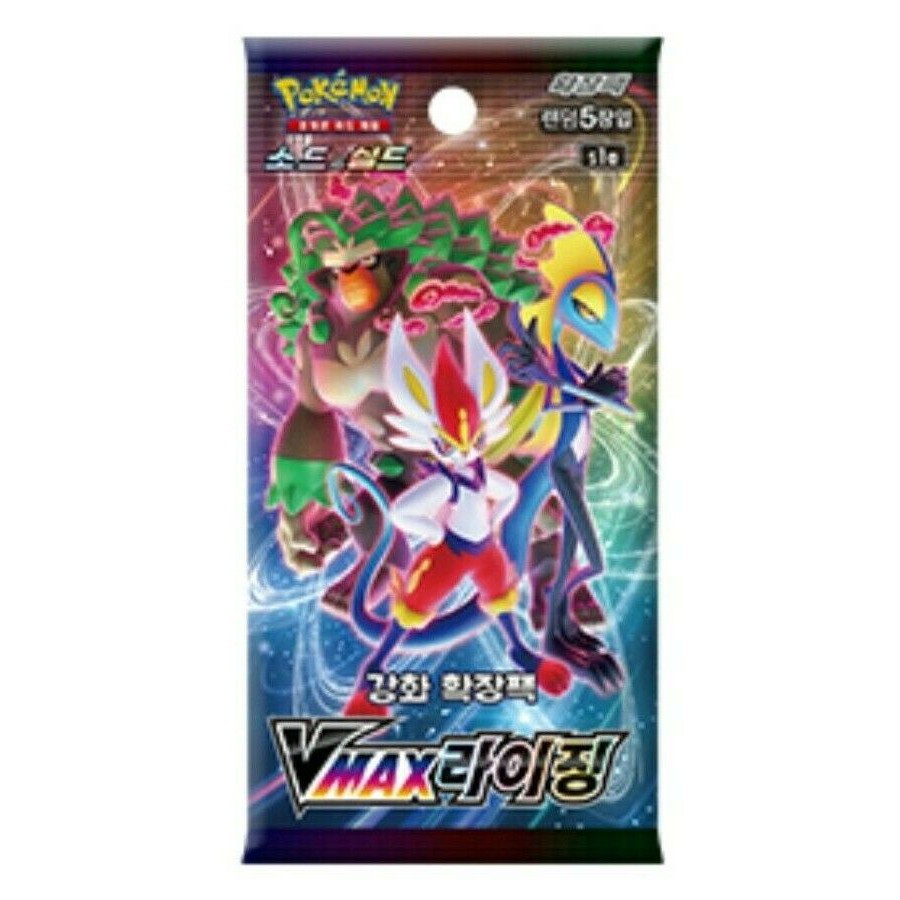Details about    Pokemon Cards Expansion VMAX RISING Sealed Booster 1Box 30Packs  Korean  Ver 