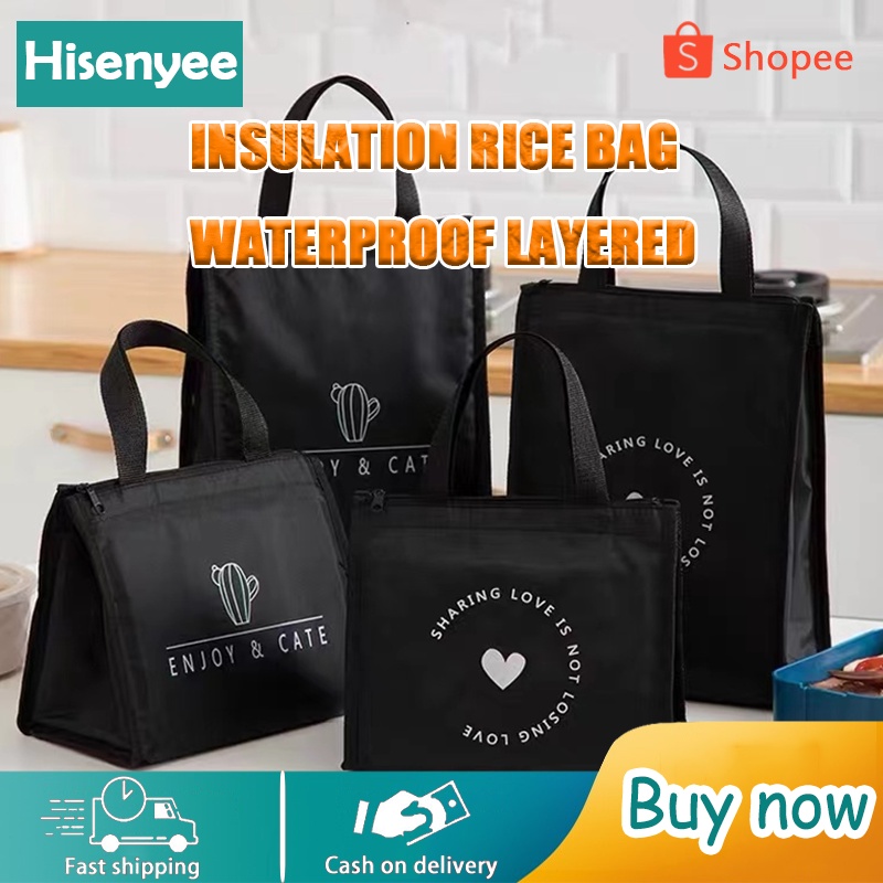 insulated lunch bag, waterproof side bag, lunch box bag, men's and