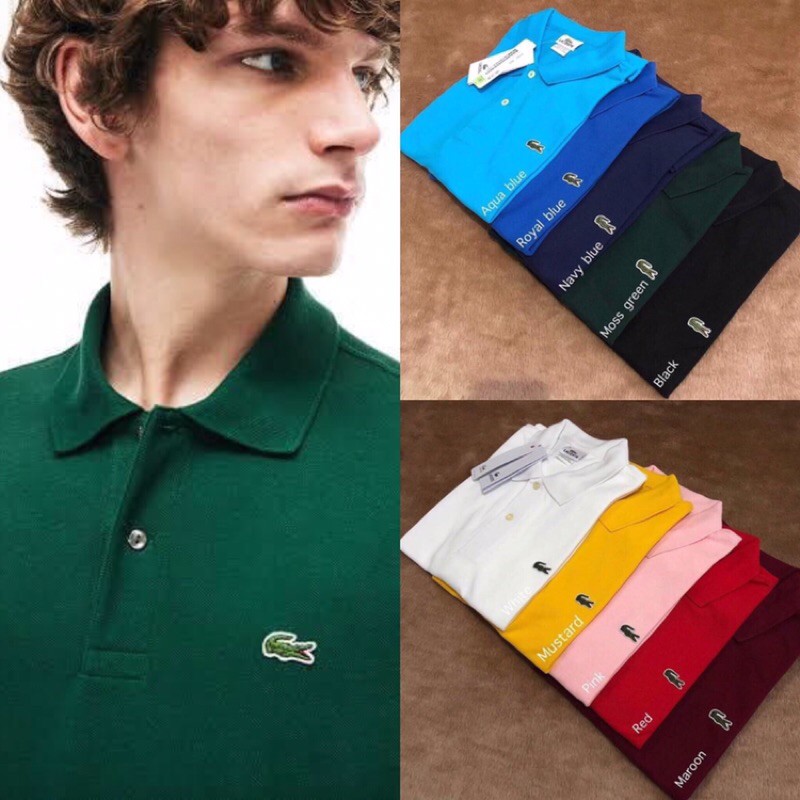 Lacoste Overruns Polo Shirt Bundle of 10 pcs | Shopee Philippines