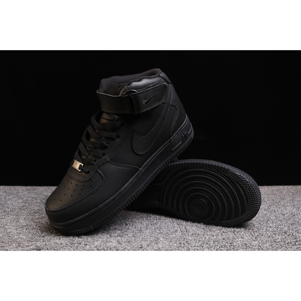 nike air force high cut black