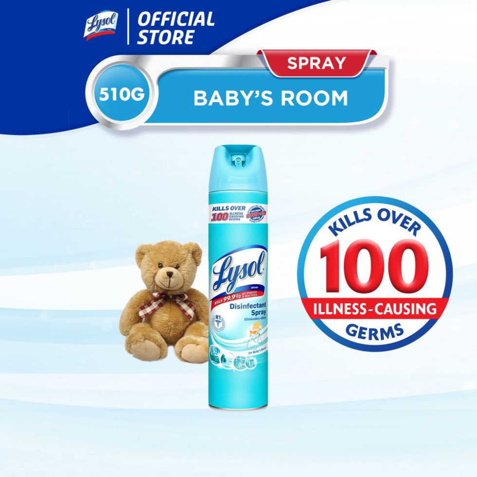 Lysol Disinfectant Spray Baby's Room 510g Shopee Philippines