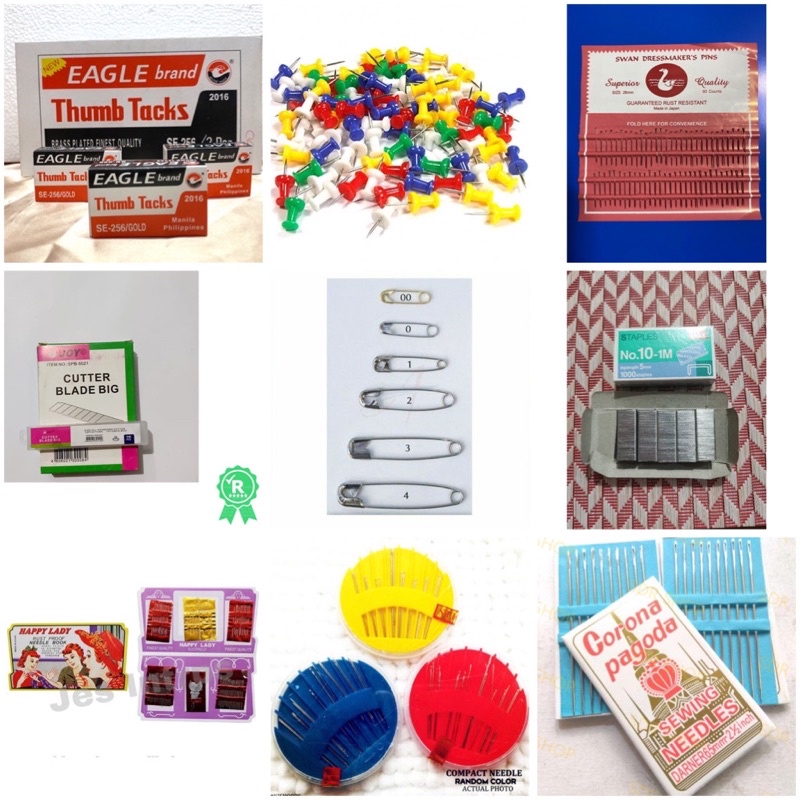 THUMBTACKS EAGLEMITSUKO , NEEDLE , PIN , PUSHPIN , ASPILI , STAPLE