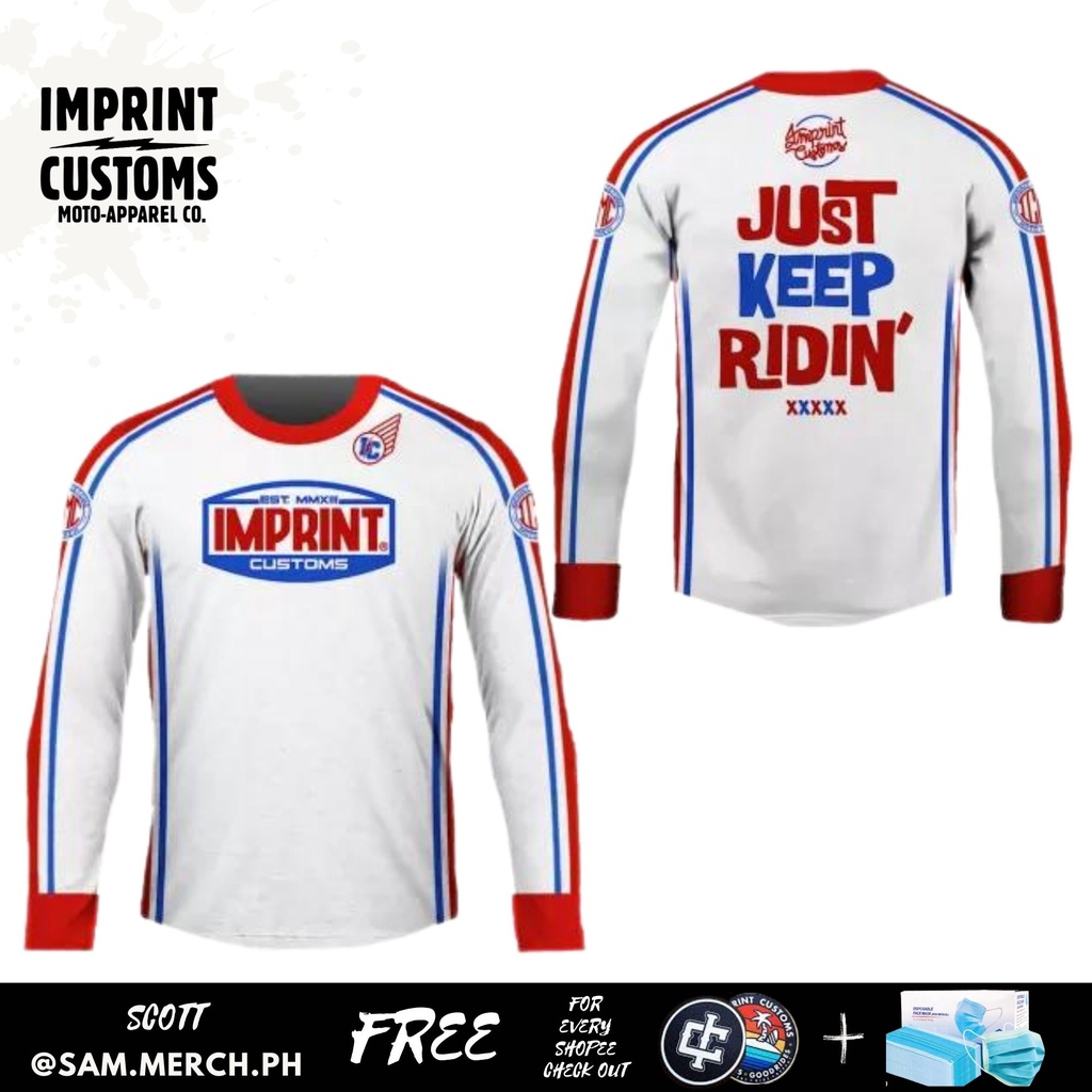 Imprint Customs Scott Riding Jersey Shopee Philippines