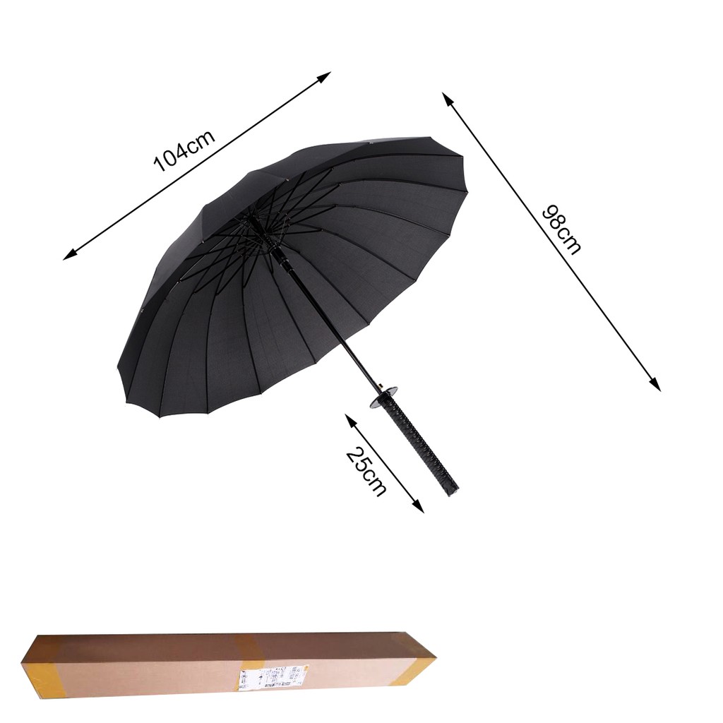 Samurai Umbrella Windproof Semi-automatic Ninja Samurai Umbrella 