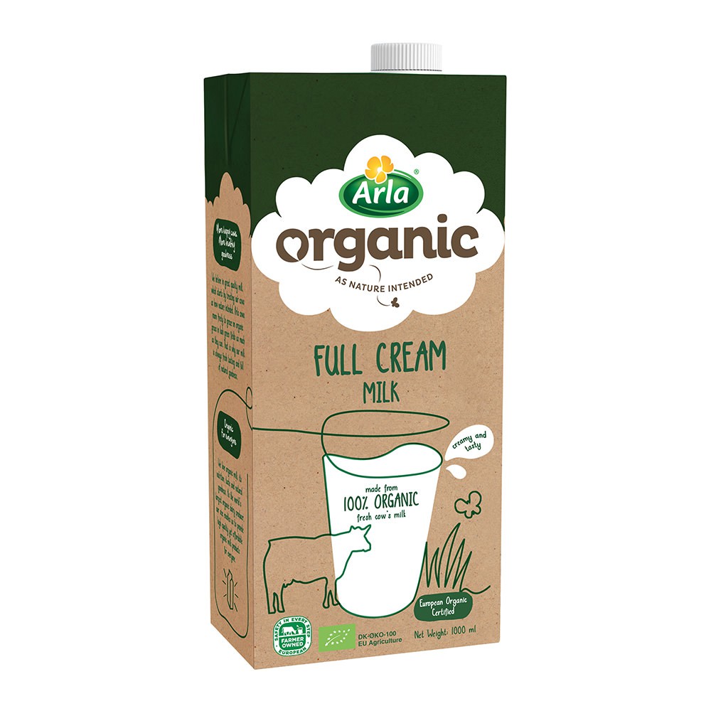 Arla Organic Full Cream Milk 1L | Shopee Philippines