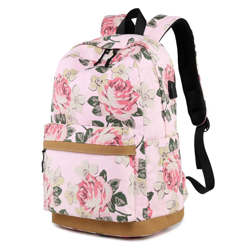 flower bookbags