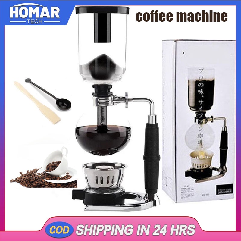 Siphon Coffee Maker Heatresistant Glass Coffee Filter Kit Japanese