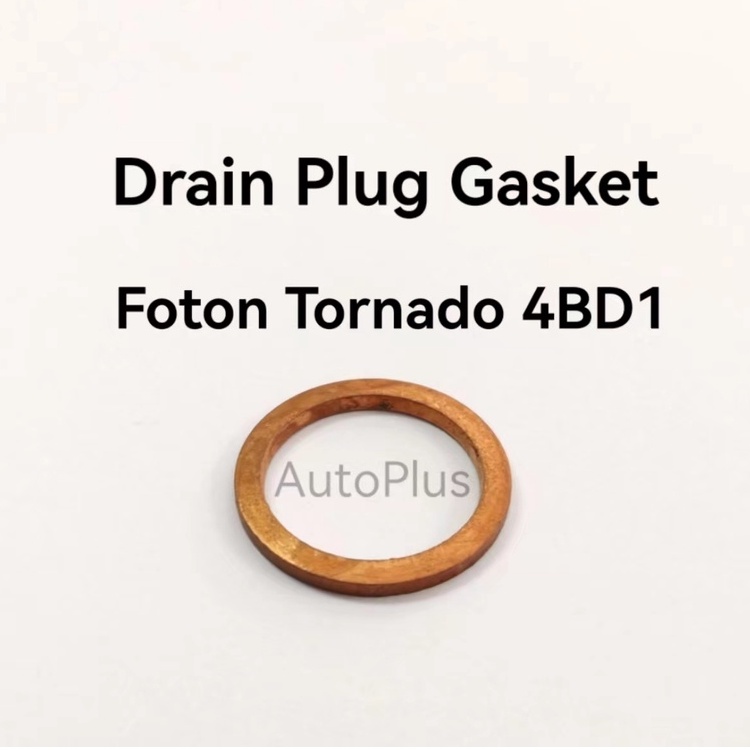 Foton Genuine Parts Engine Drain Plug Gasket Tornado 2.5 4BD1 4BB1